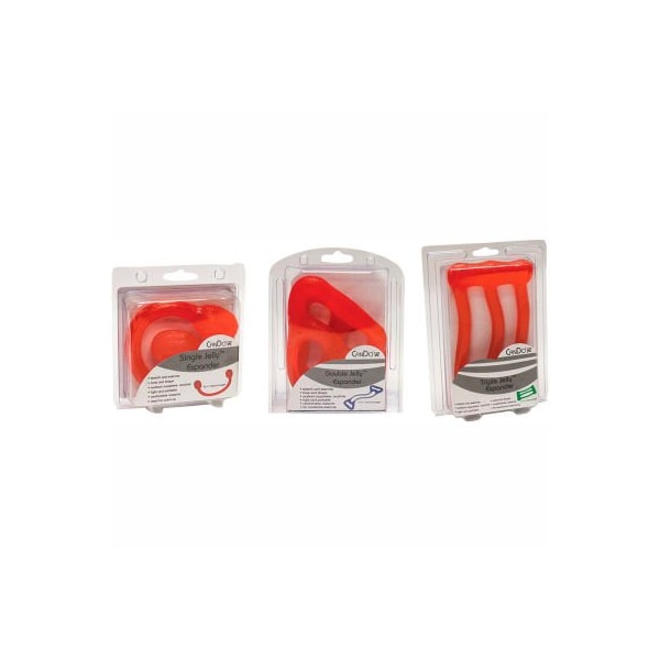 CanDo Single, Double & Triple Jelly Expander Kit, Red, Light, 3/Kit